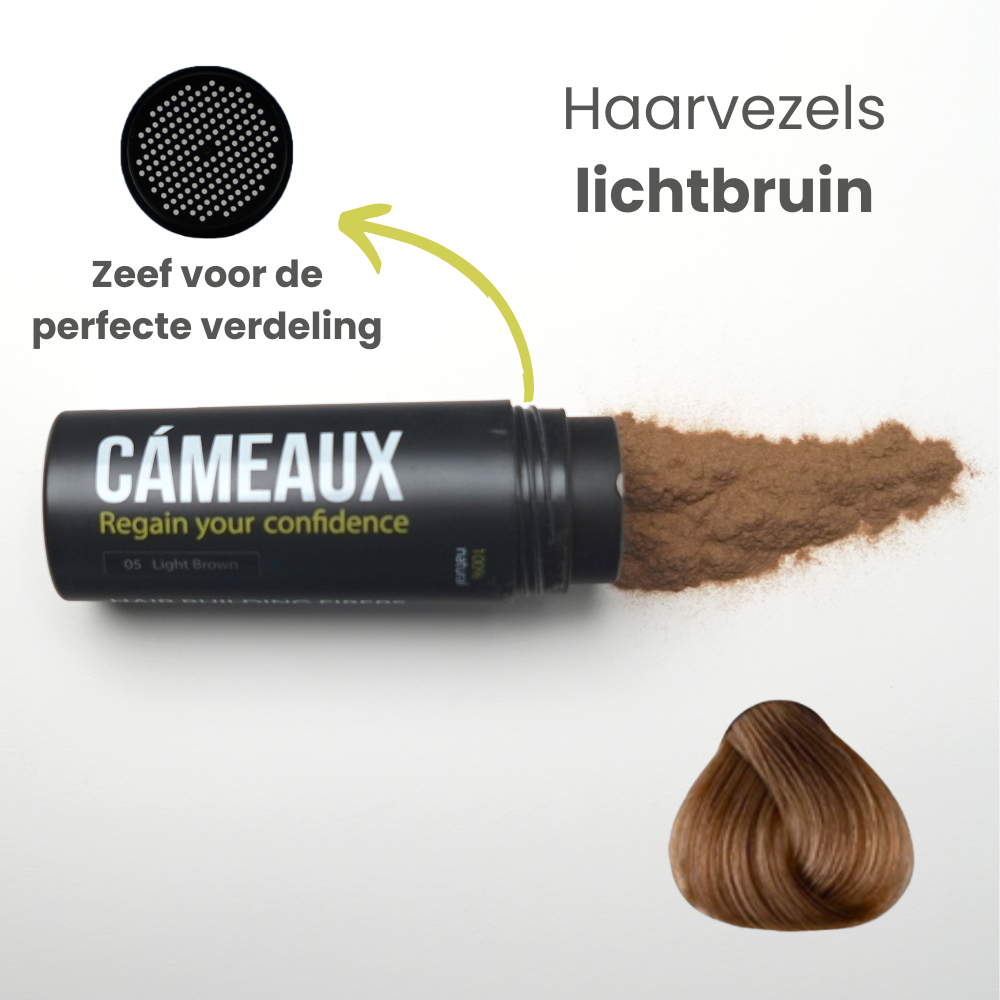 Cameaux haarvezels lichtbruin