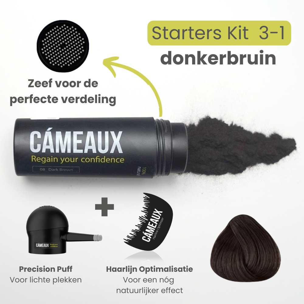 Cámeaux® Haarfasern | Volleres Haar in 30 Sekunden