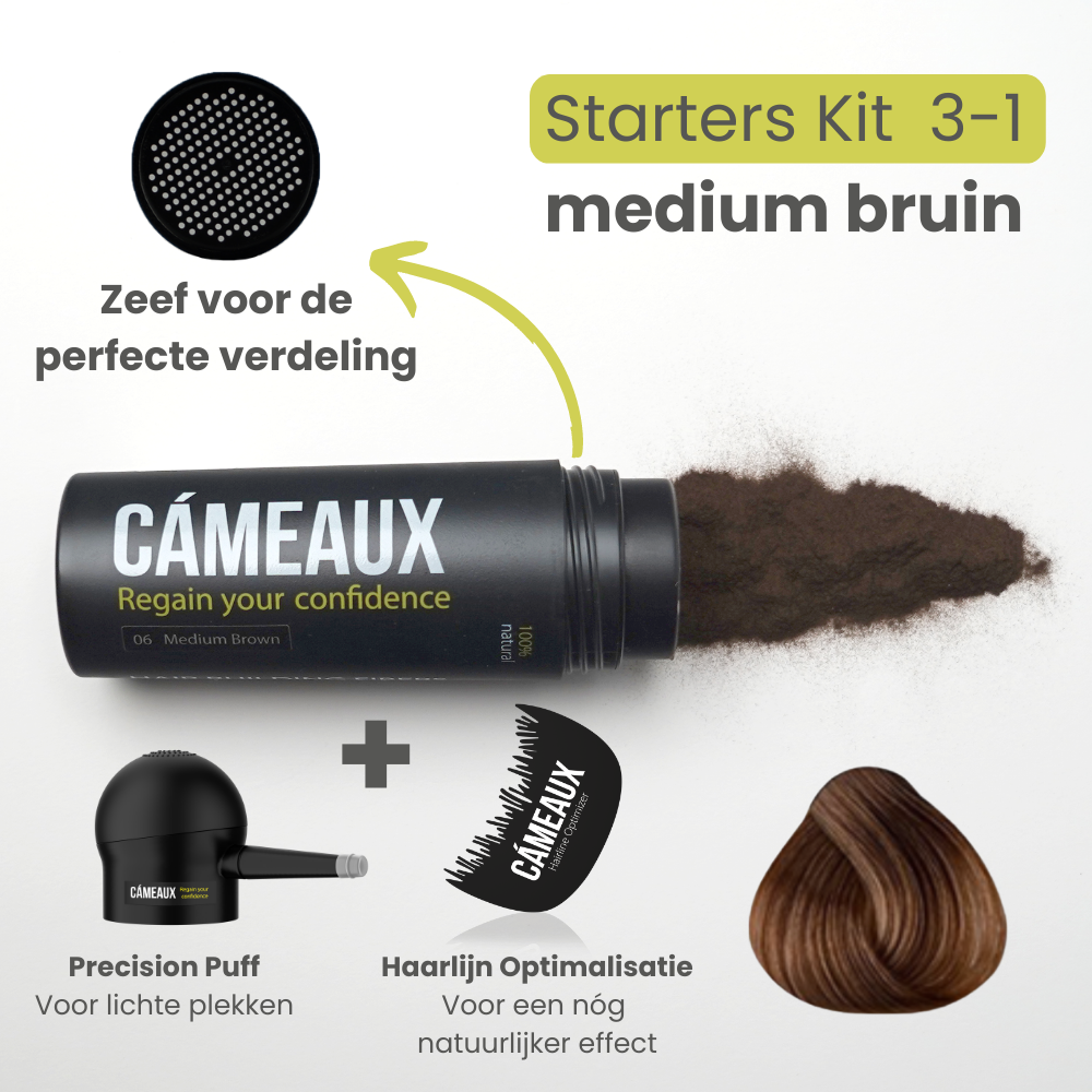 Cámeaux® Haarfasern | Volleres Haar in 30 Sekunden