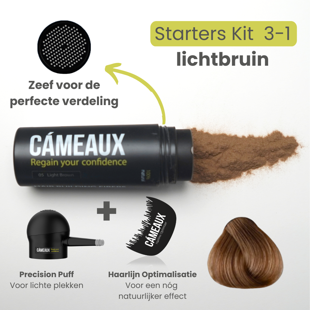 Cámeaux® Haarfasern | Volleres Haar in 30 Sekunden