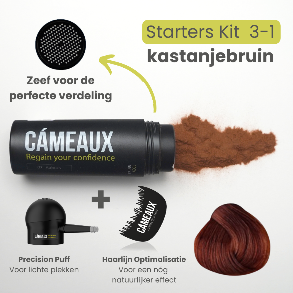 Cámeaux® Haarfasern | Volleres Haar in 30 Sekunden